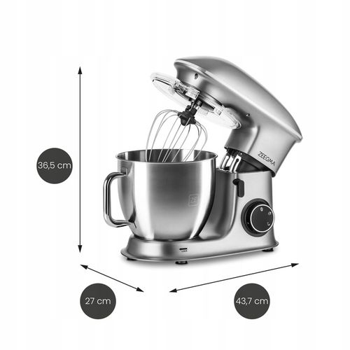 ROBOT Kuchenny Planetarny MIKSER 2200W XXL Duży Misa 6,5l 3 Końcówki na Arena.pl