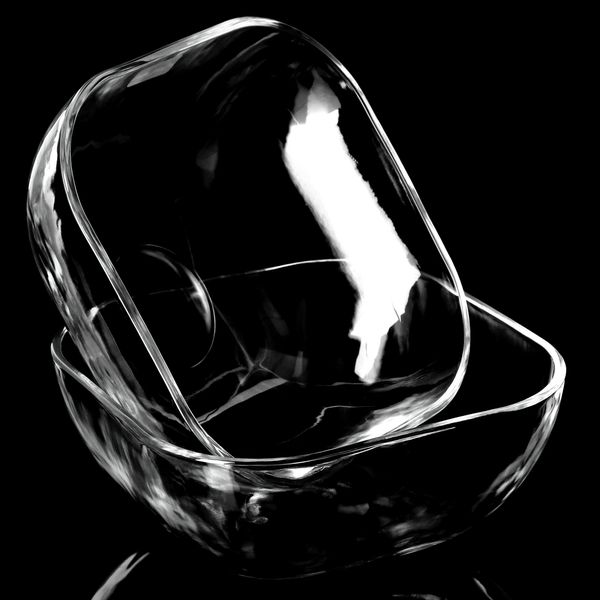 KADAX Salaterka Miska Szklana 16cm Przekąski 2szt zdjęcie 4