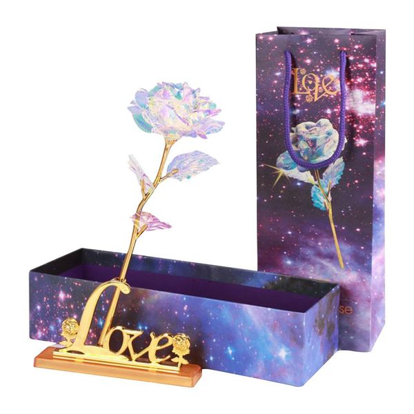 Złota RÓŻA - Doskonały Prezent - Dekoracja (Złoty) zdjęcie 1