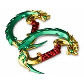 Turquise Blades Of Imperium | 16 cm | Metal | Brelok Gamingowy | Valorant