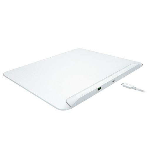 razer firefly v2 pro gaming mouse pad - white na Arena.pl