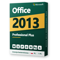 Klucz Office 2013 Professional Plus PL Microsoft Licencja Wieczysta