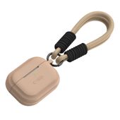 Etui Tech-Protect Silicone Rope z Smyczą DO AirPods Pro 1, 2 Caffe Latte