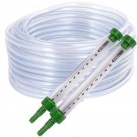 Poziomnica Szlaufwaga WODNA wężem wężowa z fiolkami menzurkami 15 M