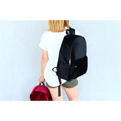 Plecak aksamitny VELVET CZERŃ na Arena.pl