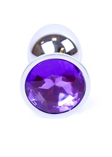 Plug-Jewellery Silver Plug- Purple zdjęcie 1