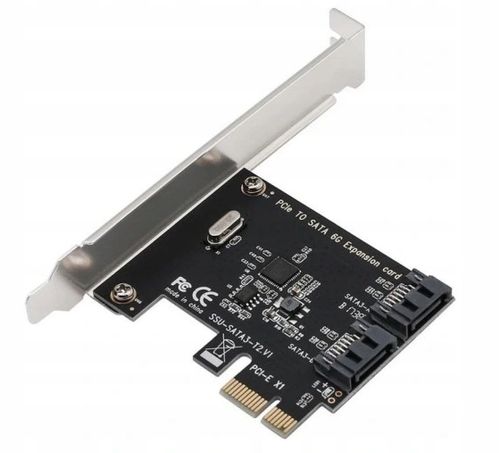 Adapter Karta PCI-E 1x na 2x SATA 3 Kontroler PCI Express na Arena.pl