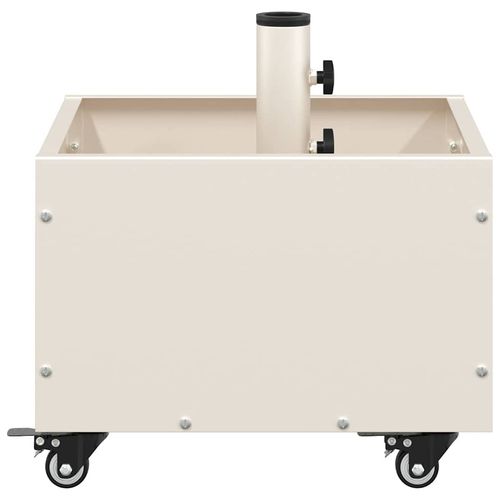 Podstawa Parasolowa z Donicą Biały 45 x 45 x 45 cm Stal na Arena.pl