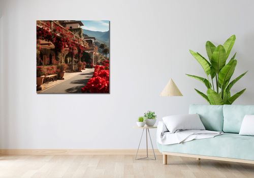 Obraz 90x90cm Czerwona Idylla na Arena.pl