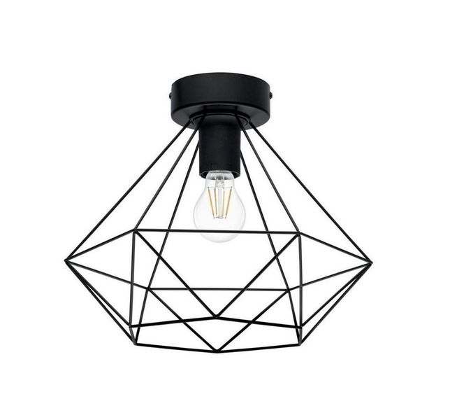 Lampa sufitowa Indust E27 60W czarna nowoczesna zdjęcie 1