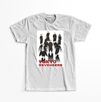 Koszulka Biała Tokyo Revengers WYBIERZ KOLOR KOSZULKI I FASON Męska XL