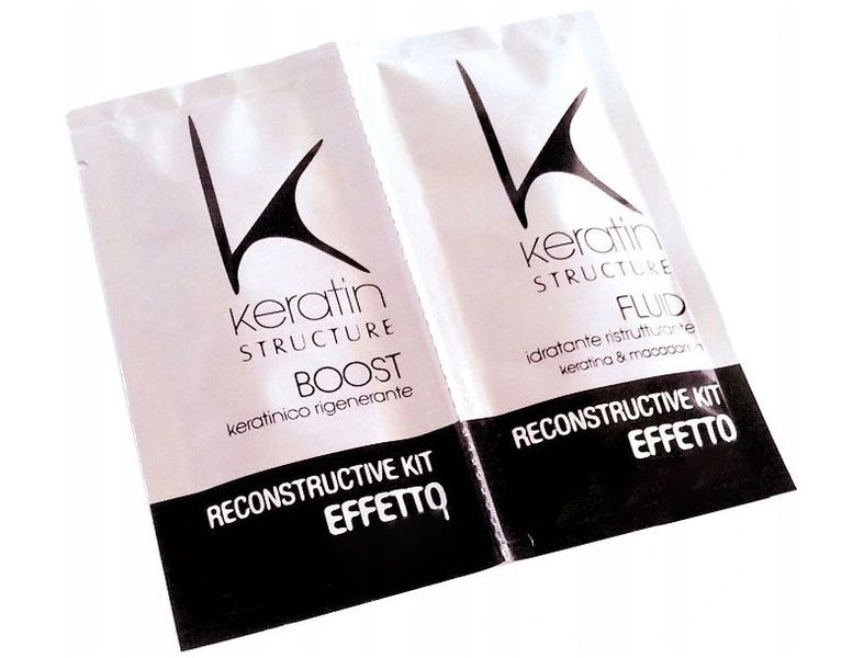 EDELSTEIN Zestaw do regeneracji włosów KERATIN STRUCTURE BOOST - 2x12ml zdjęcie 1