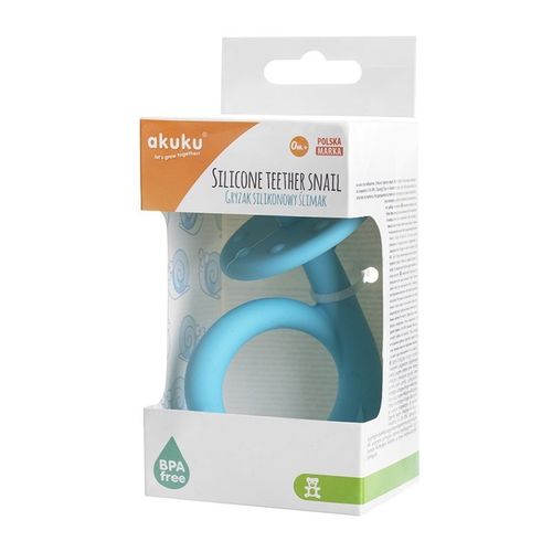 Gryzak silikon ślimak blue AKUKU na Arena.pl