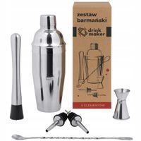 Zestaw akcesoriów barmańskich Drink Maker DM-ZB-001 6 elementów