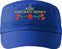 CZAPKA LETNIA LATINO Z DASZKIEM HAFT KGW koło gospodyń wiejskich twój tekst