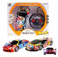 SPORTOWY SAMOCHÓD FERARI `GUMOWE KOŁA SUPER SZYBKIE AUTO DO DRIFTU RC + FRI