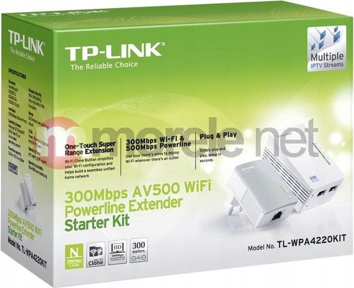 Adapter powerline TPLink TLWPA4220 Starter Kit zdjęcie 5