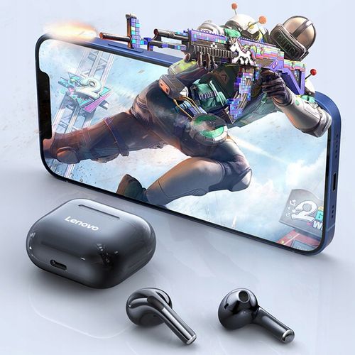 SŁUCHAWKI BEZPRZEWODOWE LENOVO LP40 z MIKROFONEM TWS ORYGINALNE STACJA PRO na Arena.pl