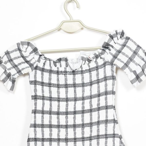 BLUZKA DAMSKA W KRATĘ ROZMIAR 36 zdjęcie 3