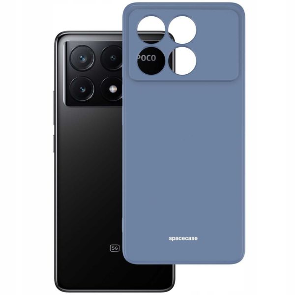 Spacecase Silicone Case Poco X6 Pro 5G Blue zdjęcie 3