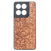 Drewniane Etui Bewood do Motorola Edge 60 / 60 Fusion 5G LIŚCIE JABŁOŃ