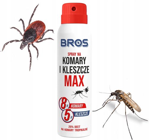 bros - spray na komary i kleszcze max 90ml - 1 szt. na Arena.pl