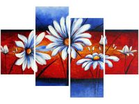 140CM 70 OBRAZ POLNE KWIATY ŚCIENNY