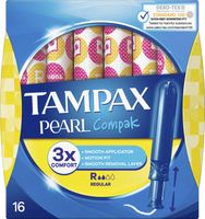 TAMPAX PEARL COMPAK TAMPONY Z APLIKATOREM REGULAR 16 SZT