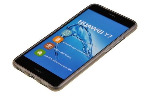 Etui silikonowe Pudding do Huawei Y7 2017 czarny na Arena.pl