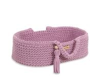 Kosz Mojżesza BOHO bawełniany nosidełko dla lalek - lawenda