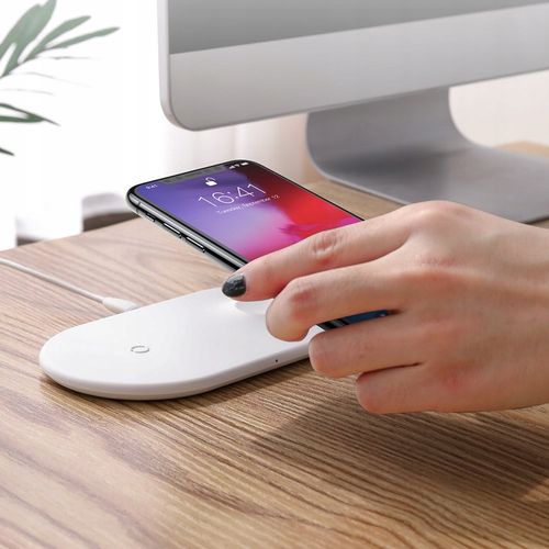Baseus Ładowarka Indukcyjna iPhone Apple Watch 2w1 na Arena.pl