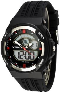 Xonix Wielofunkcyjny zegarek sportowy, LCD/LED + Analog, podświetlenie, WR 100M, antyalergiczny