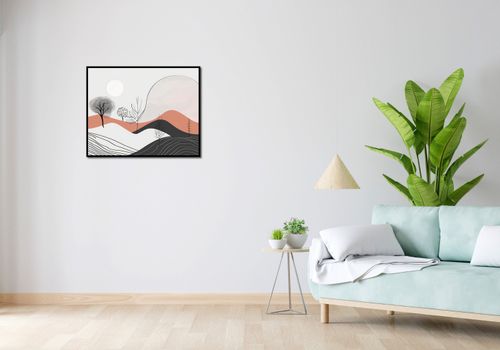 Plakat 76x60,5cm Półcień Widoku na Arena.pl