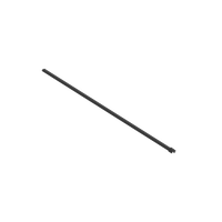 Fabrika walk-in wspornik kabiny 120 cm do docięcia, czarny mat