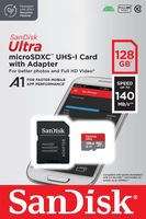 Szybka Karta 140MB/s SanDisk 128GB micro SDXC SD