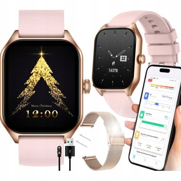 Smartwatch niktrade 15771 różowy zdjęcie 1