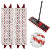 2x WKŁAD ZAPAS DO MOPA PŁASKI PŁASKIEGO XL 42CM NAKŁADKA MIKROFIBRA