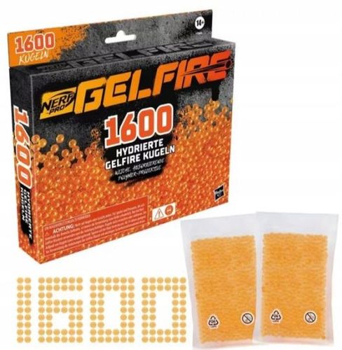 NERF - Gelfire reffil Orange - kulki żelowe do pistoletów 1600 na Arena.pl
