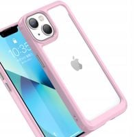 outer space case etui iphone 14 plus sztywny pokrowiec z żelową ramką
