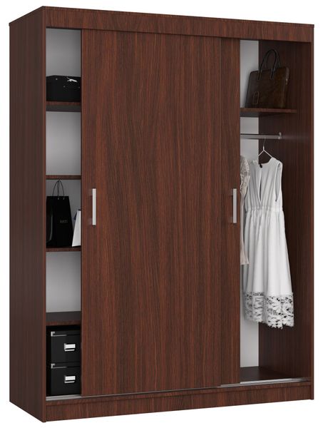 SZAFA PRZESUWNA 150 cm CLP MONO WENGE zdjęcie 2