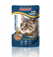 Mokra karma dla kota wysterylizowanego z drobiem 100 gram