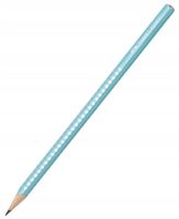 ołówek hb sparkle turkusowy faber-castell 118205