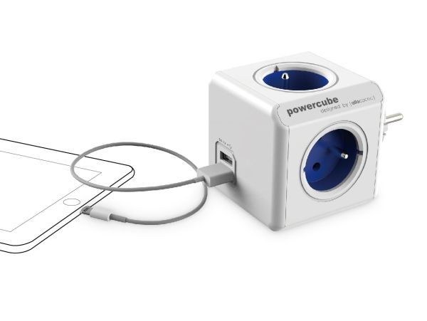 Allocacoc Przedłużacz PowerCube Original USB Grey zdjęcie 11