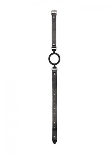 silicone ring gag   with adjustable bonded leather straps na Arena.pl