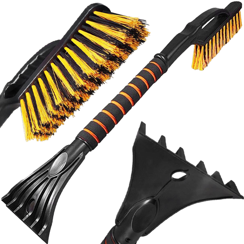 Osłona Mata Na Szybę Alu Antyszronowa 100x250cm + Szczotko Skrobaczka 65cm na Arena.pl