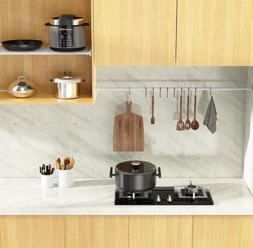 DRĄŻEK ROZPOROWY DO SZAFY PRALNI ZASŁON GARDEROBY REGULOWANY 50-80cm BIAŁY na Arena.pl