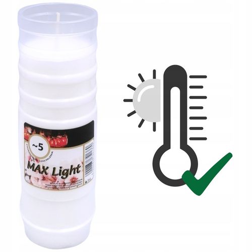 Wkłady do zniczy Znicze olejowe Całoroczne 5 dni 120h Max Light 16szt na Arena.pl