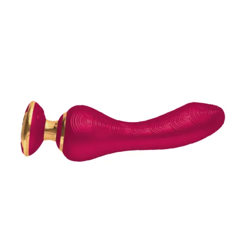 shunga sanya raspberry - personalny masażer silikonowy 18,5 cm na Arena.pl