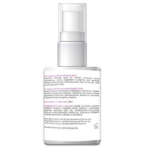 libi spray intensive spray pobudzający dla kobiet 50ml shs na Arena.pl