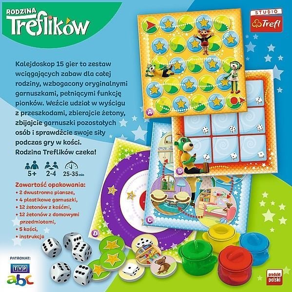 TREFL 01922 Gra Kalejdoskop 15 Trefliki zdjęcie 3